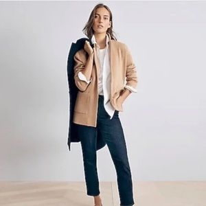 J.Crew Sophie Wool Cardigan Blazer XS in Tan